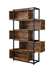 Industrielles Bücherregal mit 5 Etagen, 176 x 121 x 35 cm - YB - LY237022AAA - 6 - yorbiy.com