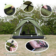 Yorbay Pop - Up - Zelt für 3 - 4 Personen Grasgrün - YB004-S093 - 7 - yorbiy.com