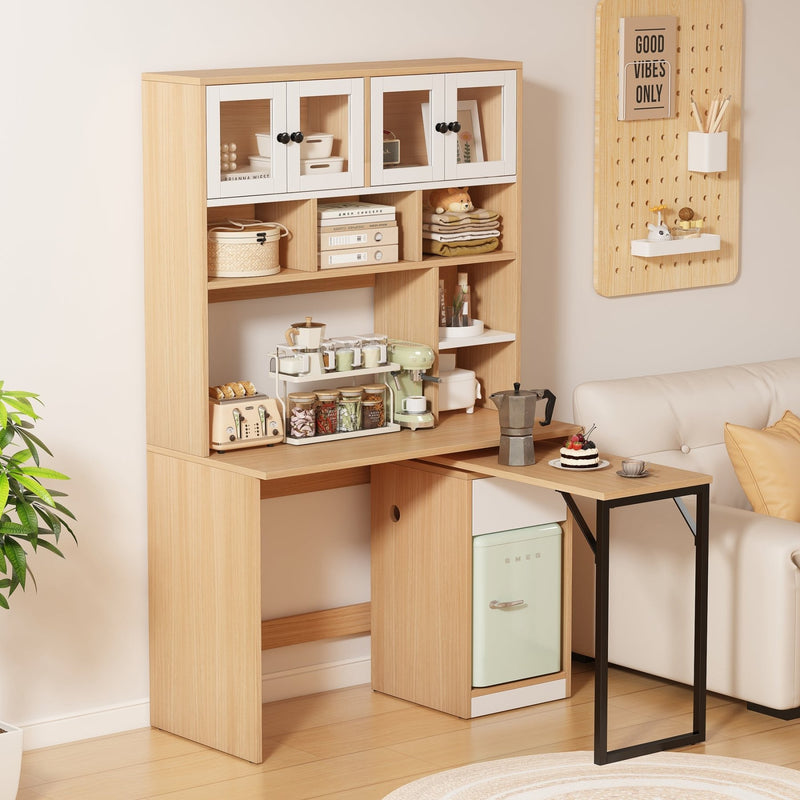 Schreibtisch mit drehbarer Tischplatte - YB - LY316292AAB - 2 - yorbiy.com