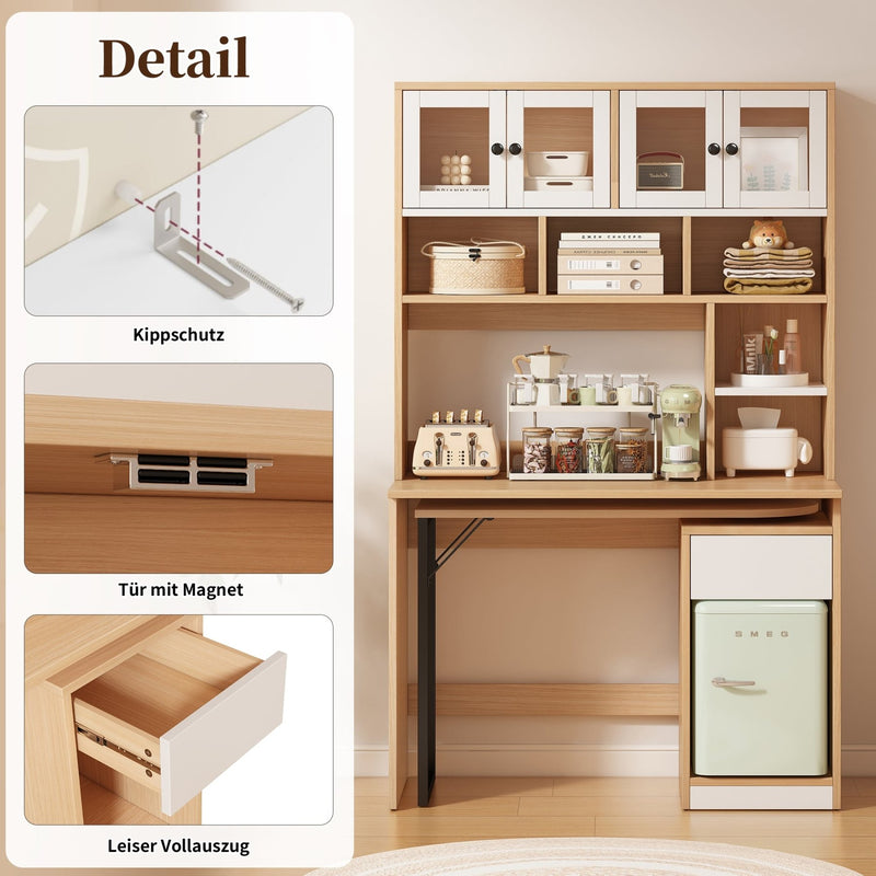 Schreibtisch mit drehbarer Tischplatte - YB - LY316292AAB - 4 - yorbiy.com