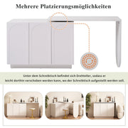 Drehbarer L - förmiger Eck - Schreibtisch mit Schrank - YB - LY316604AAA - 4 - yorbiy.com