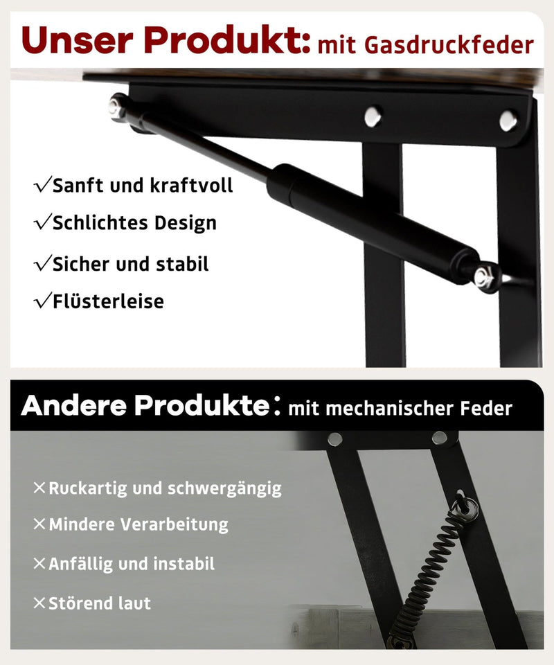 Yorbay Couchtisch mit Lift - Top, Stauraum & Ablage - YW005-D072 - 4 - yorbiy.com