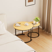 Yorbay 2er - Set Couchtische Rund im Industrie - Design - YB105 - T074 - 8 - yorbiy.com