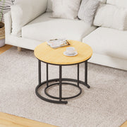 Yorbay 2er - Set Couchtische Rund im Industrie - Design - YB105 - T074 - 9 - yorbiy.com