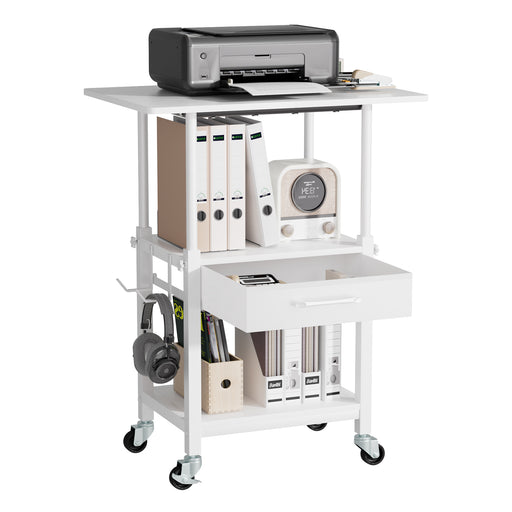 Yorbay Druckerständer mit Rollen höhenverstellbar 56–78 cm - YS035-T122 - 17 - yorbiy.com