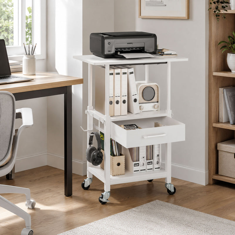 Yorbay Druckerständer mit Rollen höhenverstellbar 56–78 cm - YS035-T121 - 10 - yorbiy.com