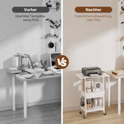 Yorbay Druckerständer mit Rollen höhenverstellbar 56–78 cm - YS035-T121 - 9 - yorbiy.com