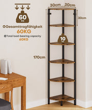 Yorbay Eckregal mit 6 Ebenen im Industrie - Design - YB121-T087 - 3 - yorbiy.com
