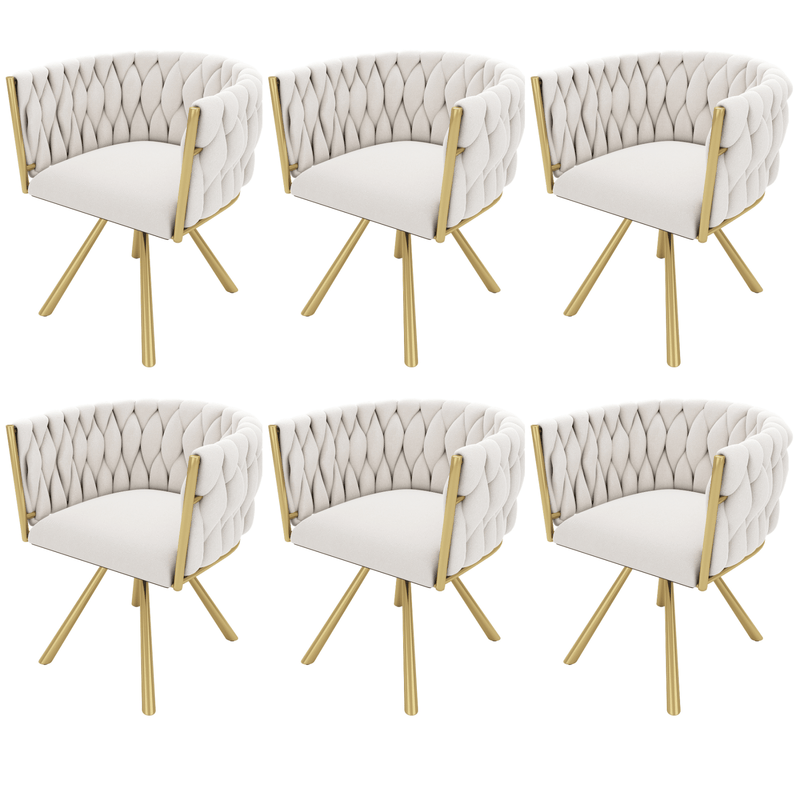 Esszimmerstuhl 360 - Grad drehbar, 2er / 4er / 6er Set - YB - N634P215344B - 6 - 29 - yorbiy.com