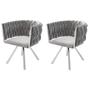 Esszimmerstuhl 360 - Grad drehbar, 2er / 4er / 6er Set - YB - N634P205010G - 11 - yorbiy.com