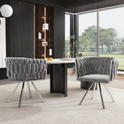 Esszimmerstuhl 360 - Grad drehbar, 2er / 4er / 6er Set - YB - N634P205010G - 6 - 13 - yorbiy.com