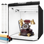 Yorbay Fotobox 52 x 52 x 52 cm mit dimmbarer LED - F208 - 1 - yorbiy.com