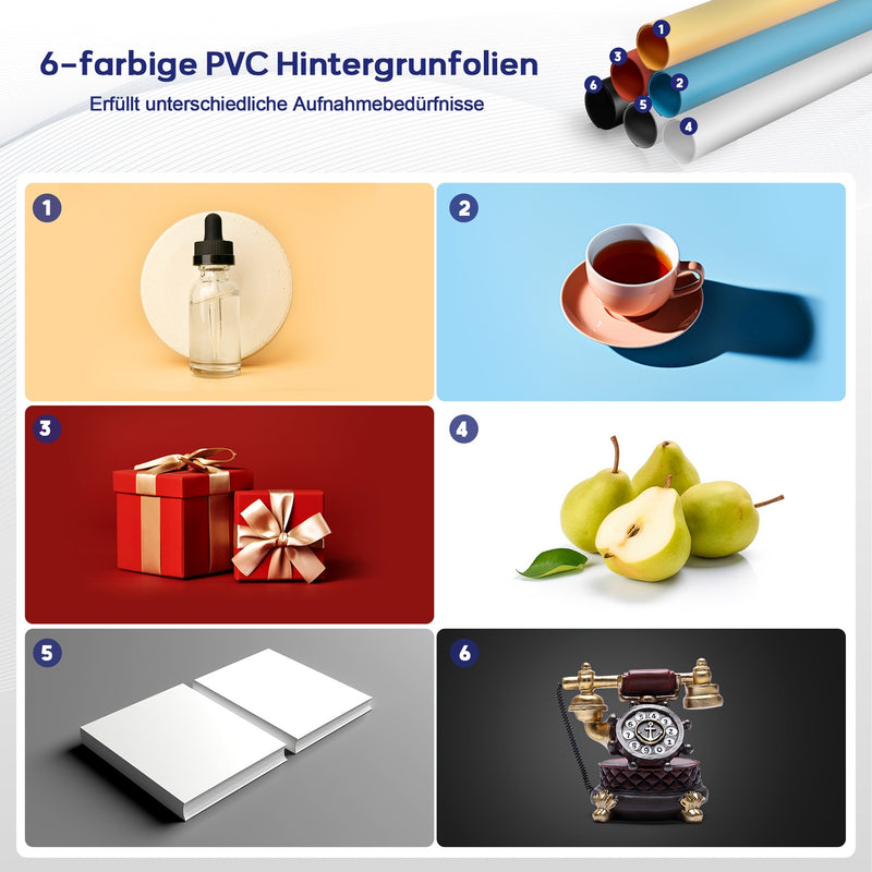 Yorbay Fotobox 52 x 52 x 52 cm mit dimmbarer LED - F208 - 6 - yorbiy.com