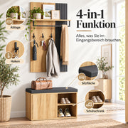 Yorbay Garderoben Set mit Sitzbank für den Flur - YW025-D095 - 7 - yorbiy.com