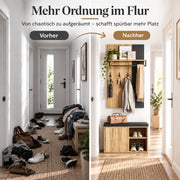 Yorbay Garderoben Set mit Sitzbank für den Flur - YW025-D095 - 9 - yorbiy.com