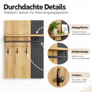 Yorbay Garderoben Set mit Sitzbank für den Flur - YW025-D095 - 5 - yorbiy.com