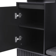 Garderoben - Set mit Sitzbank, Schubladen und 4 Kleiderhaken - YB - N657P29427273W - 15 - yorbiy.com