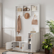 Garderoben - Set mit Bank, Schubladen und Haken - YB - N657P27134950W - 7 - yorbiy.com
