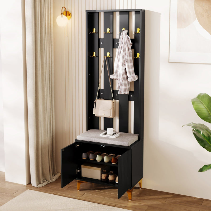 Garderobenset mit Schuhbank und Kissen - YB - N621P232621S - 6 - yorbiy.com
