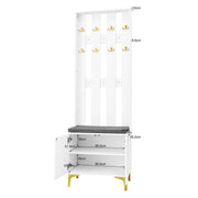 Garderobenset mit Schuhbank und Kissen - YB - N621P232621W - 10 - yorbiy.com