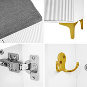 Garderobenset mit Schuhbank und Kissen - YB - N621P232621W - 11 - yorbiy.com