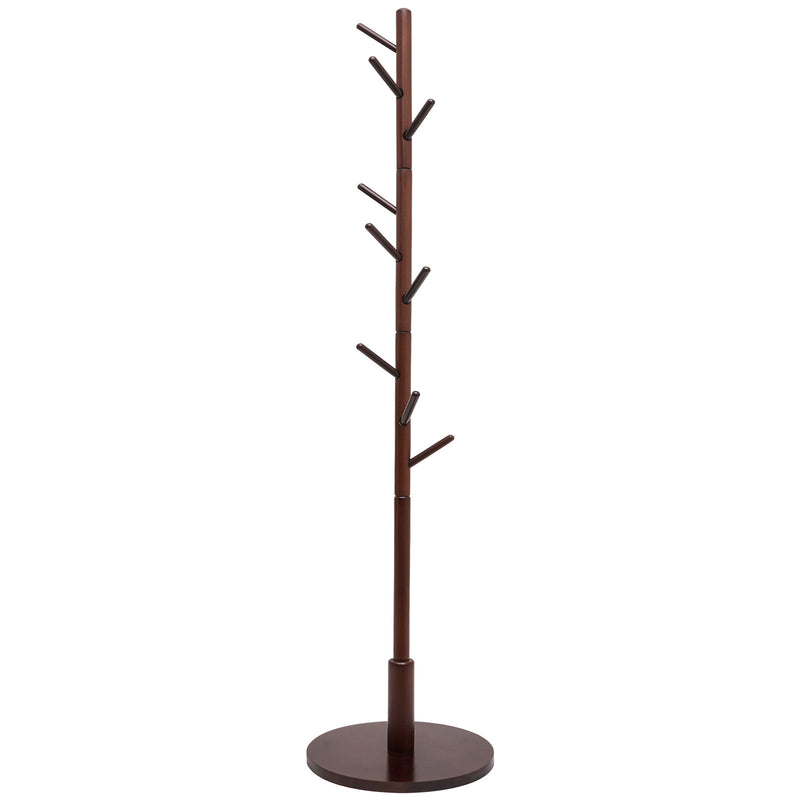 Yorbay Garderobenständer aus Buchenholz mit 9 Haken - YB078 - D039 - 9 - yorbiy.com