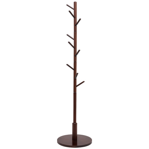 Yorbay Garderobenständer aus Buchenholz mit 9 Haken - YB078 - D039 - 9 - yorbiy.com