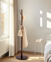 Yorbay Garderobenständer aus Buchenholz mit 9 Haken - YB078 - D039 - 16 - yorbiy.com