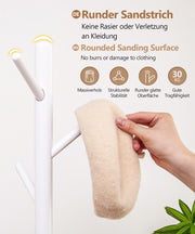 Yorbay Garderobenständer aus Buchenholz mit 9 Haken - YB078 - D038 - 22 - yorbiy.com