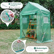 Yorbay Foliengewächshaus 150 × 70 × 190 cm - G42 - 5 - yorbiy.com