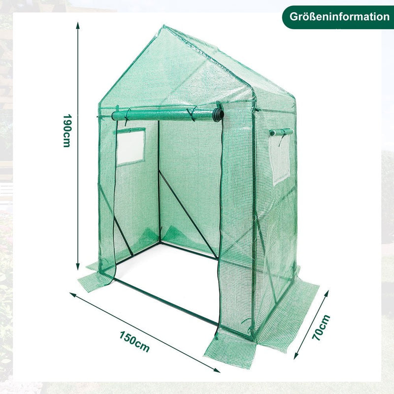 Yorbay Foliengewächshaus 150 × 70 × 190 cm - G42 - 3 - yorbiy.com