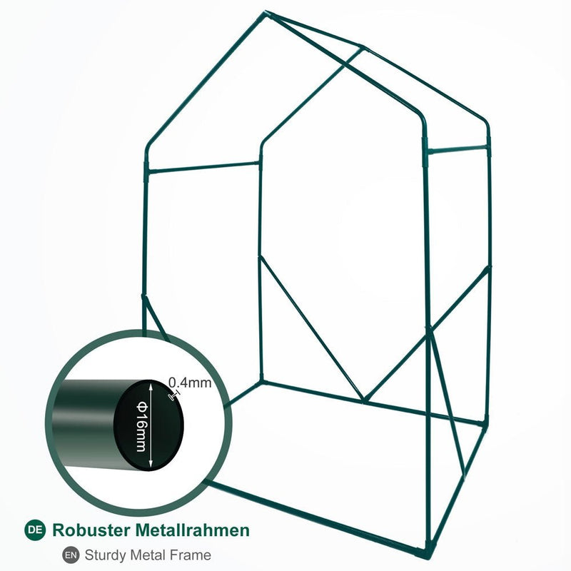 Yorbay Foliengewächshaus 150 × 70 × 190 cm - G42 - 6 - yorbiy.com
