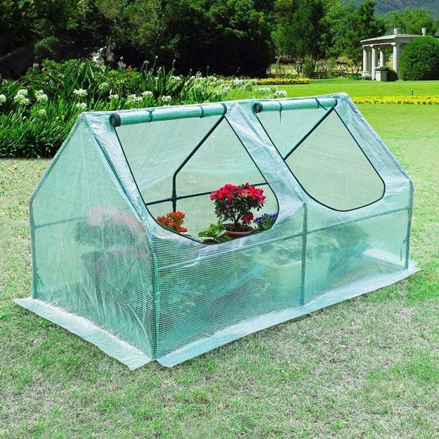 Yorbay Foliengewächshaus 120 x 60 x 60 cm / 180 x 90 x 90 cm - G37 - 2 - yorbiy.com