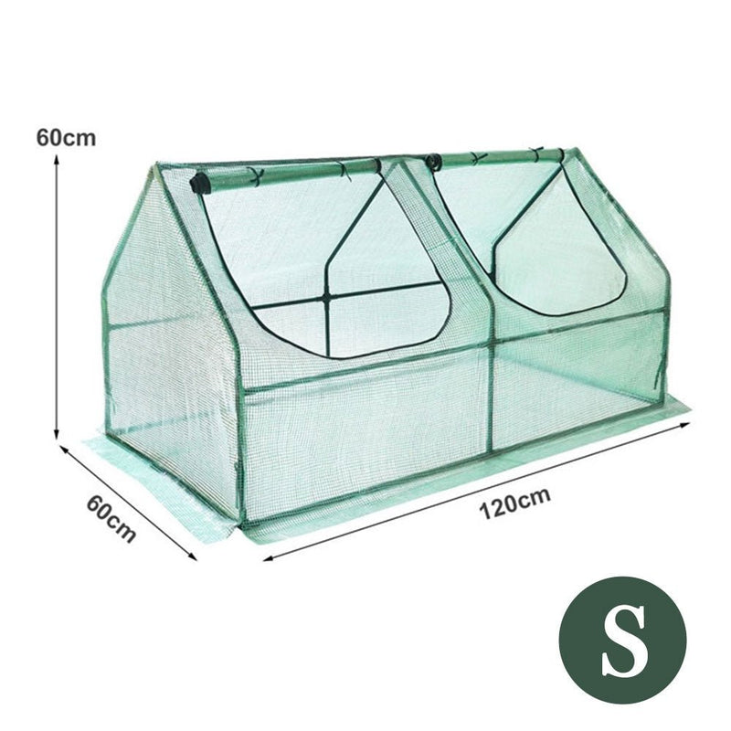 Yorbay Foliengewächshaus 120 x 60 x 60 cm / 180 x 90 x 90 cm - G37 - 4 - yorbiy.com