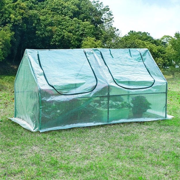 Yorbay Foliengewächshaus 120 x 60 x 60 cm / 180 x 90 x 90 cm - G37 - 3 - yorbiy.com
