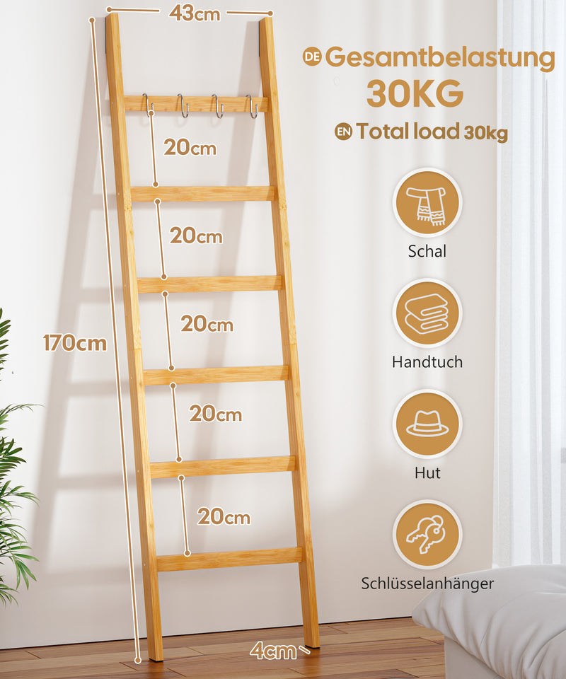 Yorbay Handtuchleiter aus Bambus - YB055 - Z085 - 3 - yorbiy.com