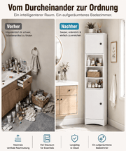 Yorbay Eckschrank, Hochschrank 37 × 24,5 × 170 cm - YW010-D078 - 6 - yorbiy.com