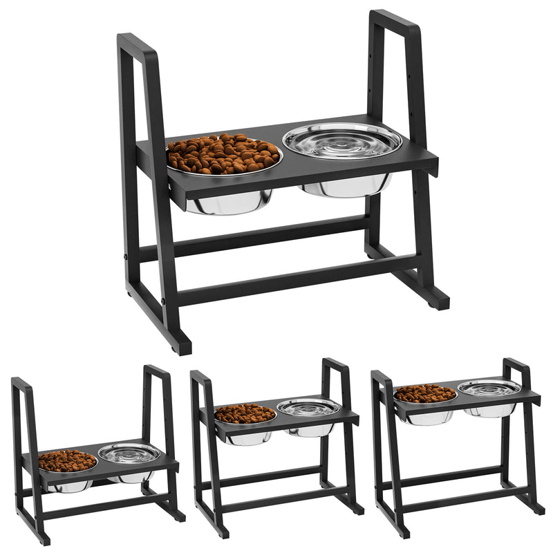 Yorbay wooden wine rack with glass holder