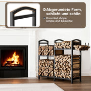 Yorbay Kaminholzregal 4 Ebenen aus Metall mit Oxford - Tasche - YB123-T089 - 4 - yorbiy.com
