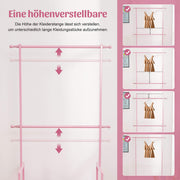 Yorbay Kinder Kleiderständer aus Bambus mit 2 Aufbewahrungsboxen - YB026 - Z048 - 5 - yorbiy.com