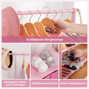 Yorbay Kinder Kleiderständer aus Bambus mit 2 Aufbewahrungsboxen - YB026 - Z048 - 7 - yorbiy.com
