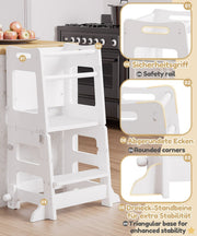 Yorbay 3 - in - 1 Montessori Kinder Lernturm - YB092-D048 - 8 - yorbiy.com