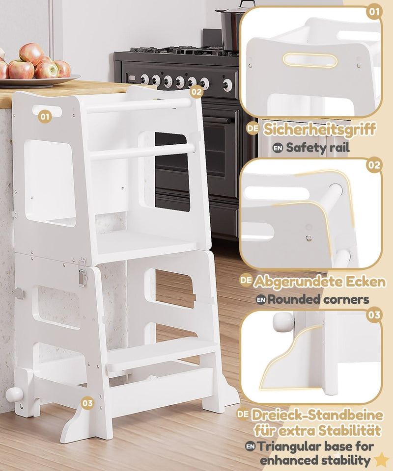 Yorbay 3 - in - 1 Montessori Kinder Lernturm - YB092-D048 - 8 - yorbiy.com