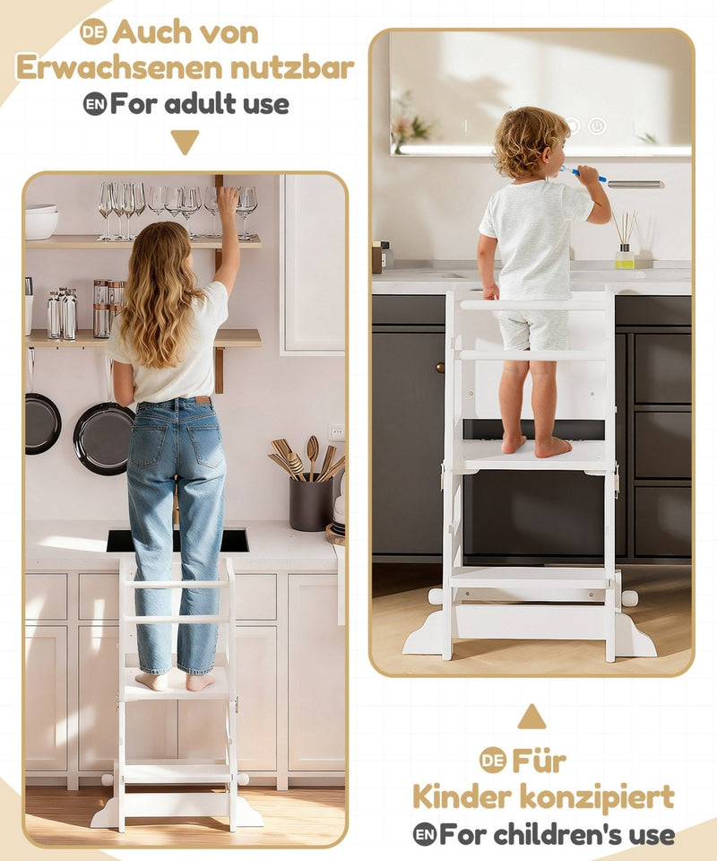 Yorbay 3 - in - 1 Montessori Kinder Lernturm - YB092-D048 - 9 - yorbiy.com