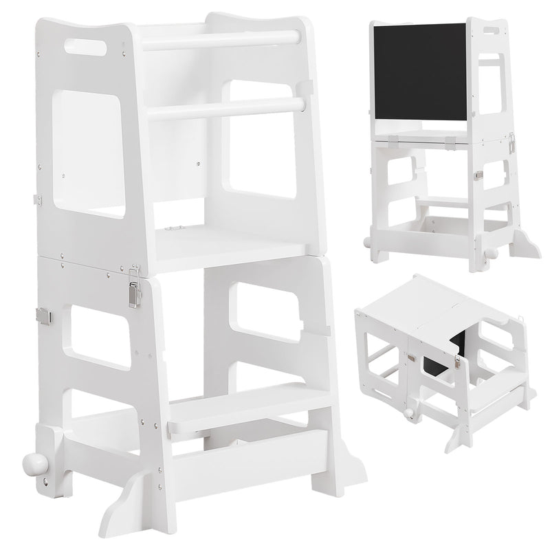 Yorbay 3 - in - 1 Montessori Kinder Lernturm - YB092-D048 - 1 - yorbiy.com