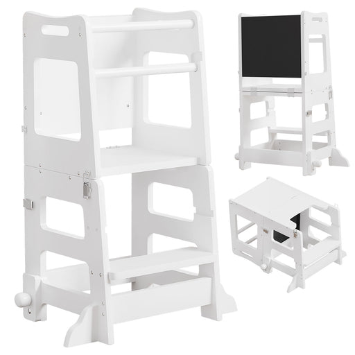 Yorbay 3 - in - 1 Montessori Kinder Lernturm - YB092-D048 - 1 - yorbiy.com