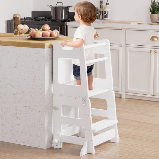 Yorbay 3 - in - 1 Montessori Kinder Lernturm - YB092-D048 - 2 - yorbiy.com