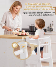 Yorbay 3 - in - 1 Montessori Kinder Lernturm - YB092-D048 - 4 - yorbiy.com