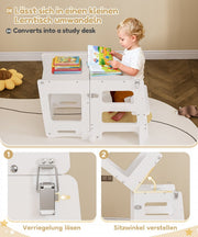 Yorbay 3 - in - 1 Montessori Kinder Lernturm - YB092-D048 - 6 - yorbiy.com