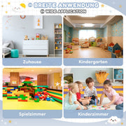 Yorbay Kindersitzgruppe, Kindertisch mit 2 Stühlen und Schubladen - YB013 - D017 - 29 - yorbiy.com
